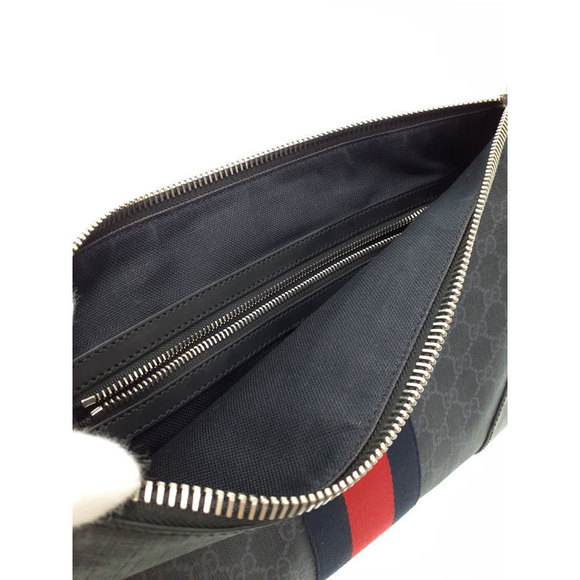 Gucci Bag Supreme Messenger Bag Canvas Shoulder GG - Picture 4 of 8